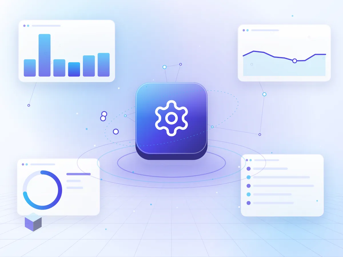 Illustration of an ongoing managed service with monitoring and improvement cycles