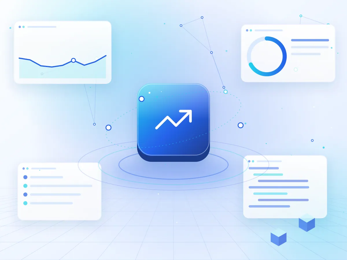 Illustration of a sales pipeline with automated follow-up steps